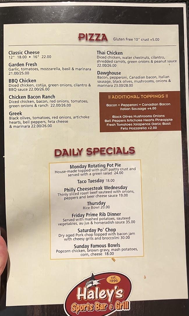 Haley's Sports Bar & Grill